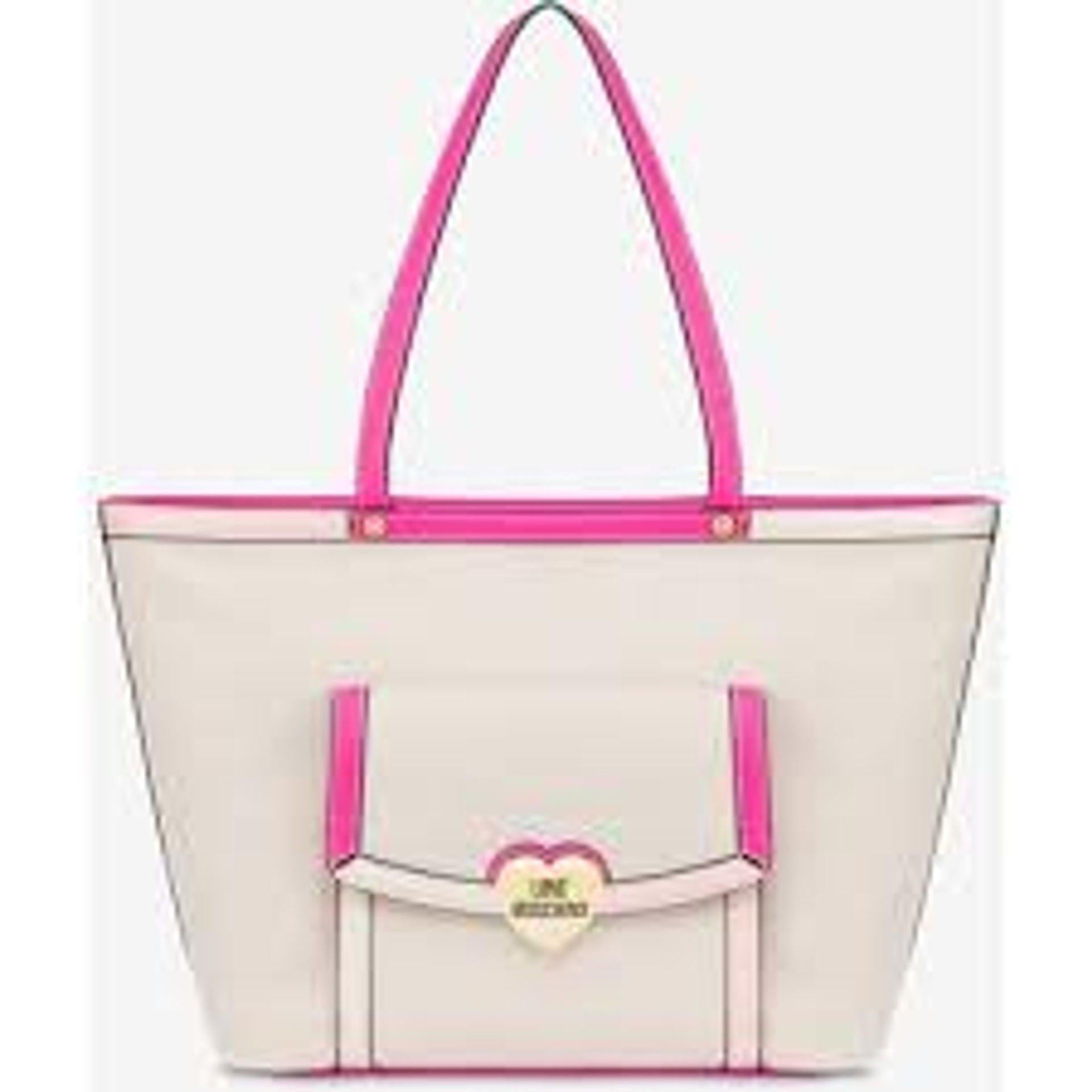 Love Moschino Shoulder Bag Chic Designer Handbag With Iconic Logo And Spacious Interior For Fashionistas.